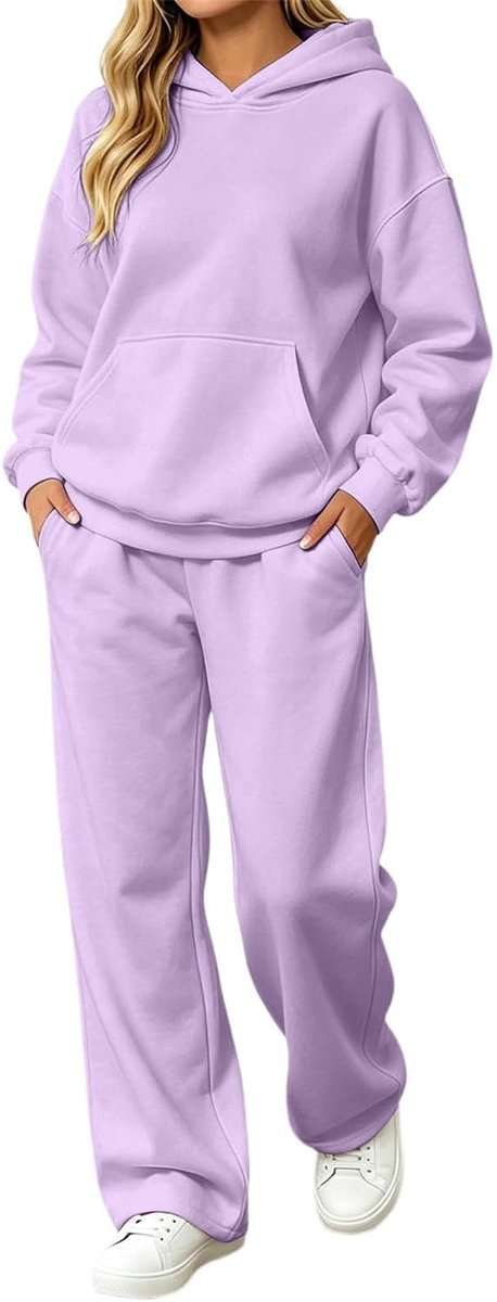 Oversized joggingpak met hoodie en trainingsbroek