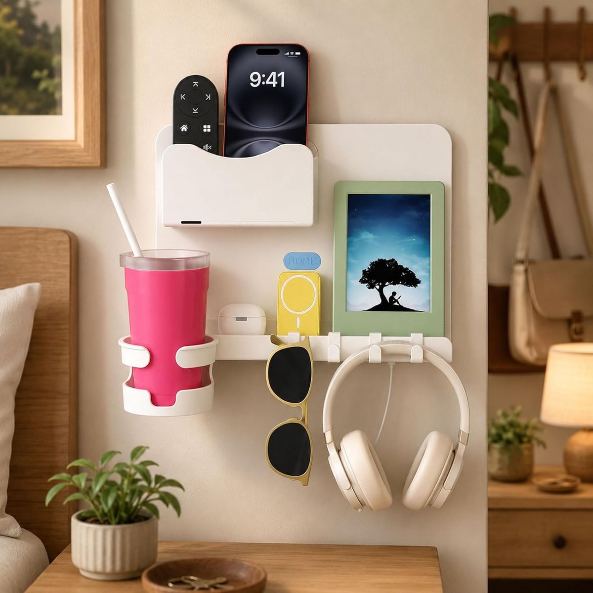 Shelves Wandplank, Zelfklevend Mini Rek, Zwevend Rek Organizer Slaapkamer Decoratie