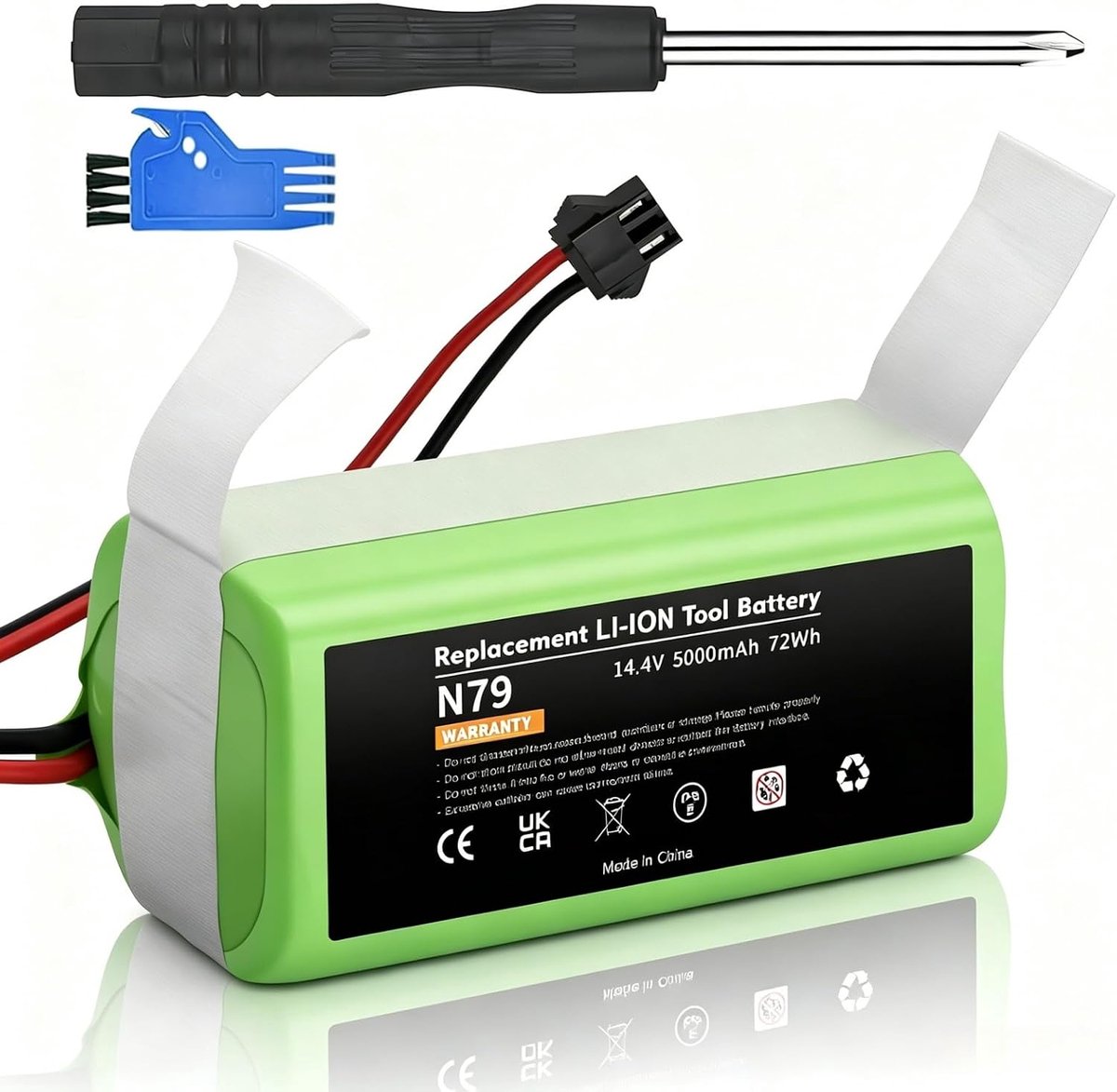 batterij voor Eufy RoboVac 11 11S Plus 11S MAX 12 15C MAX 30 30C 35C G10 Hybrid en Ecovacs Deebot N79 N79S DN622