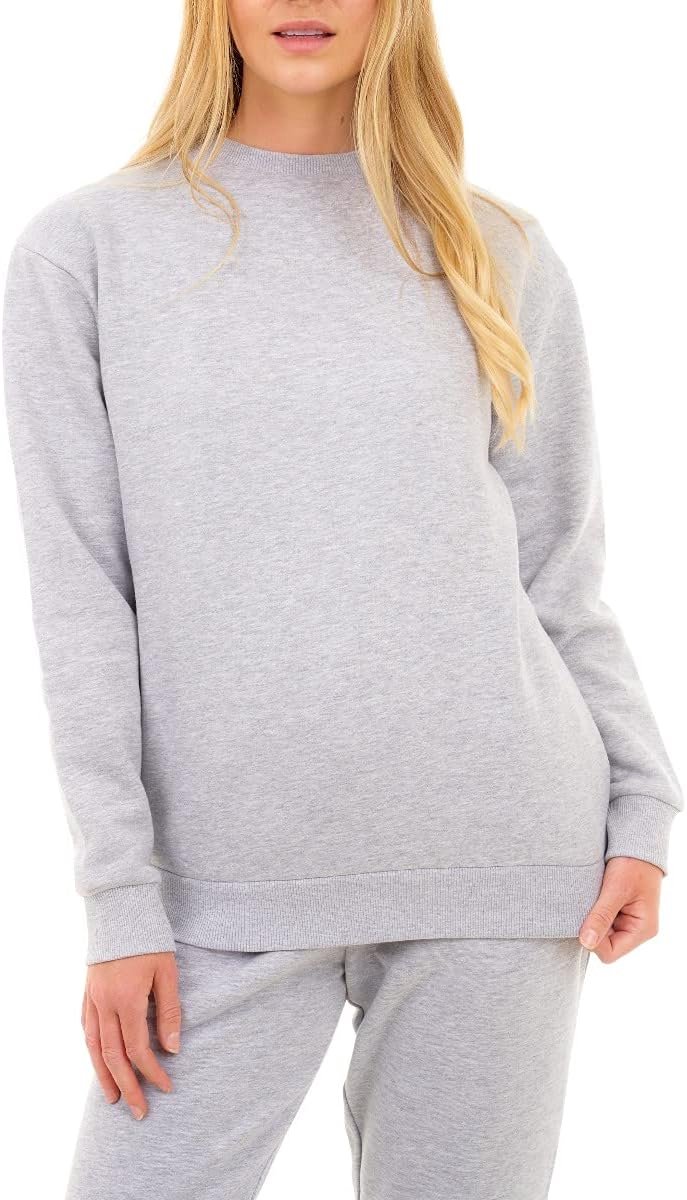 M17 Womens dames gerecycled oversized hoody zacht gezellig sweatshirt dames M17 Womens dames gerecycled sweatshirt zachte gezellige casual trui (L, roze) (1-Pack)