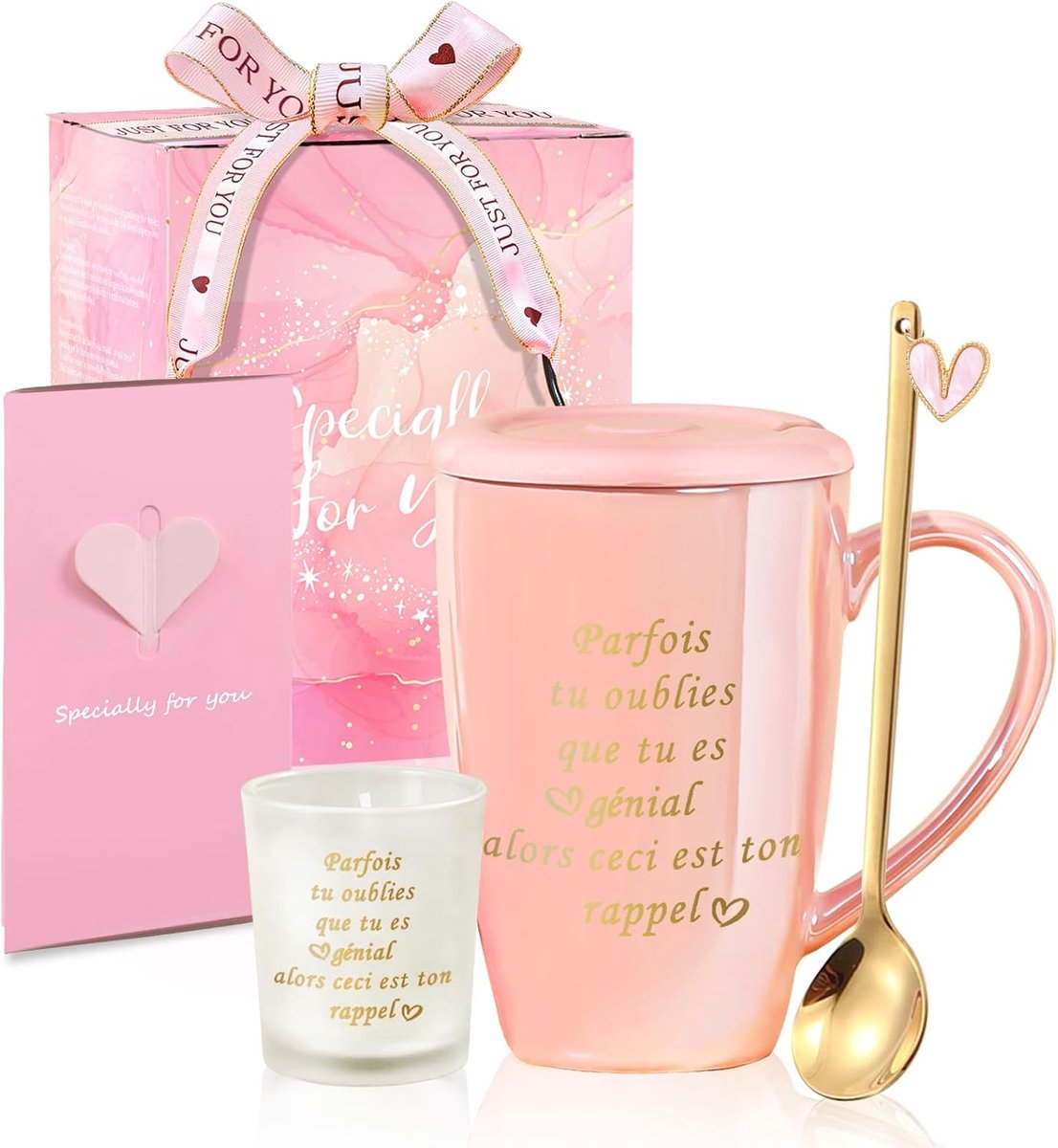 Cadeau voor Dames - Gepersonaliseerde Koffiemok - Kerst- en Valentijnsdagcadeau
