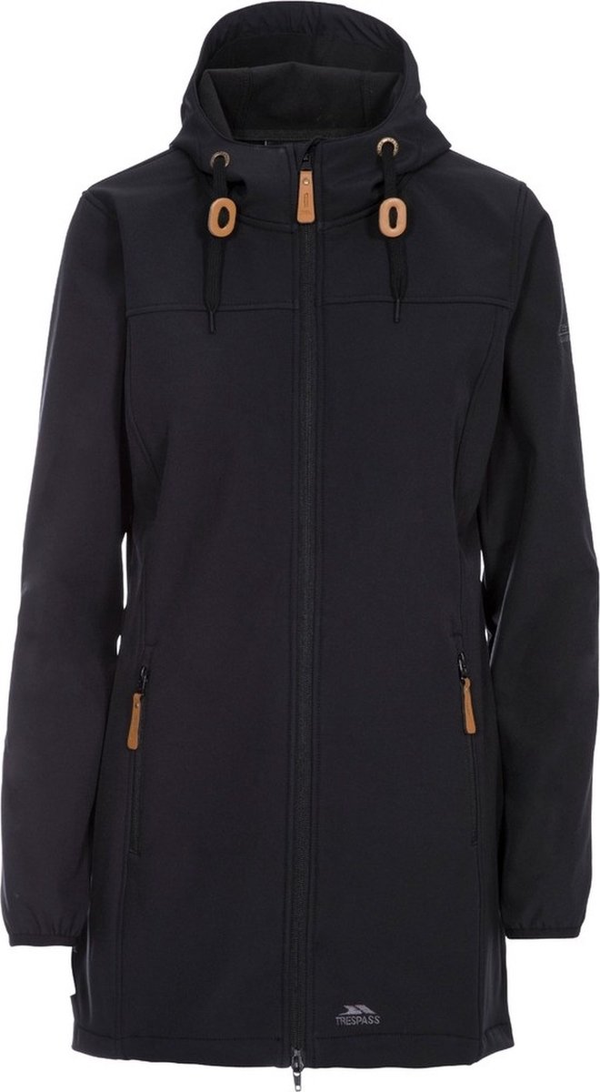Trespass Damesjas Kristy - Softshell-jas voor dames Tp75 Zwart