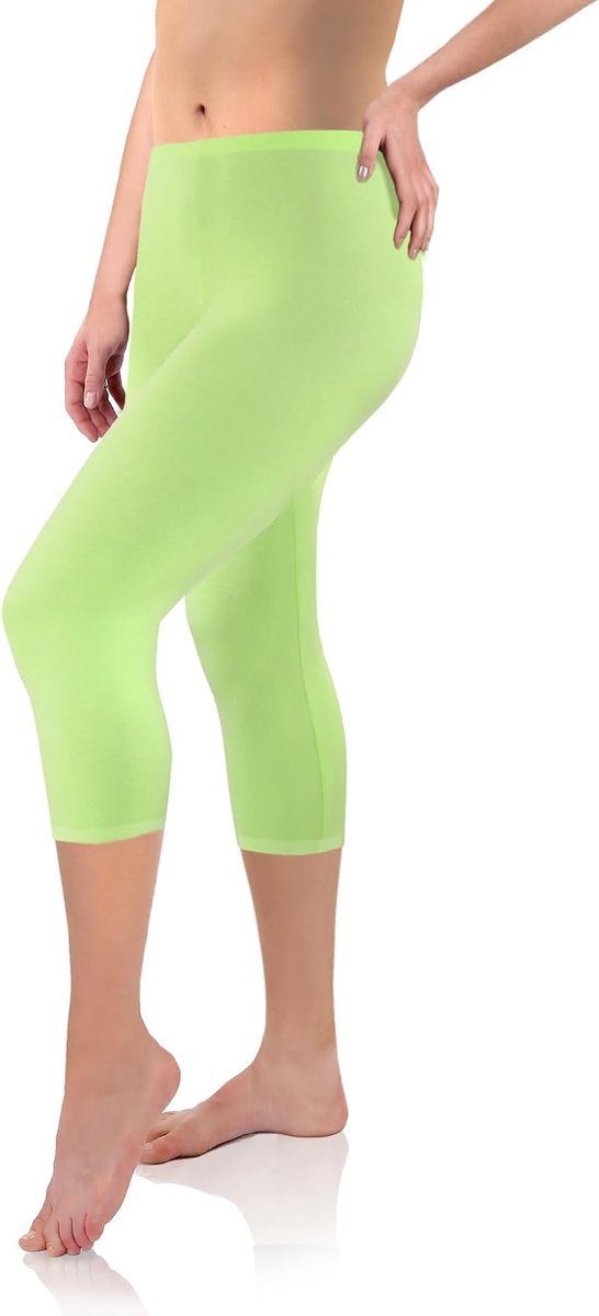 Leggings Lengte 3/4 Viscose Meisjes Kleurrijke Broek Sport Fitness Yoga