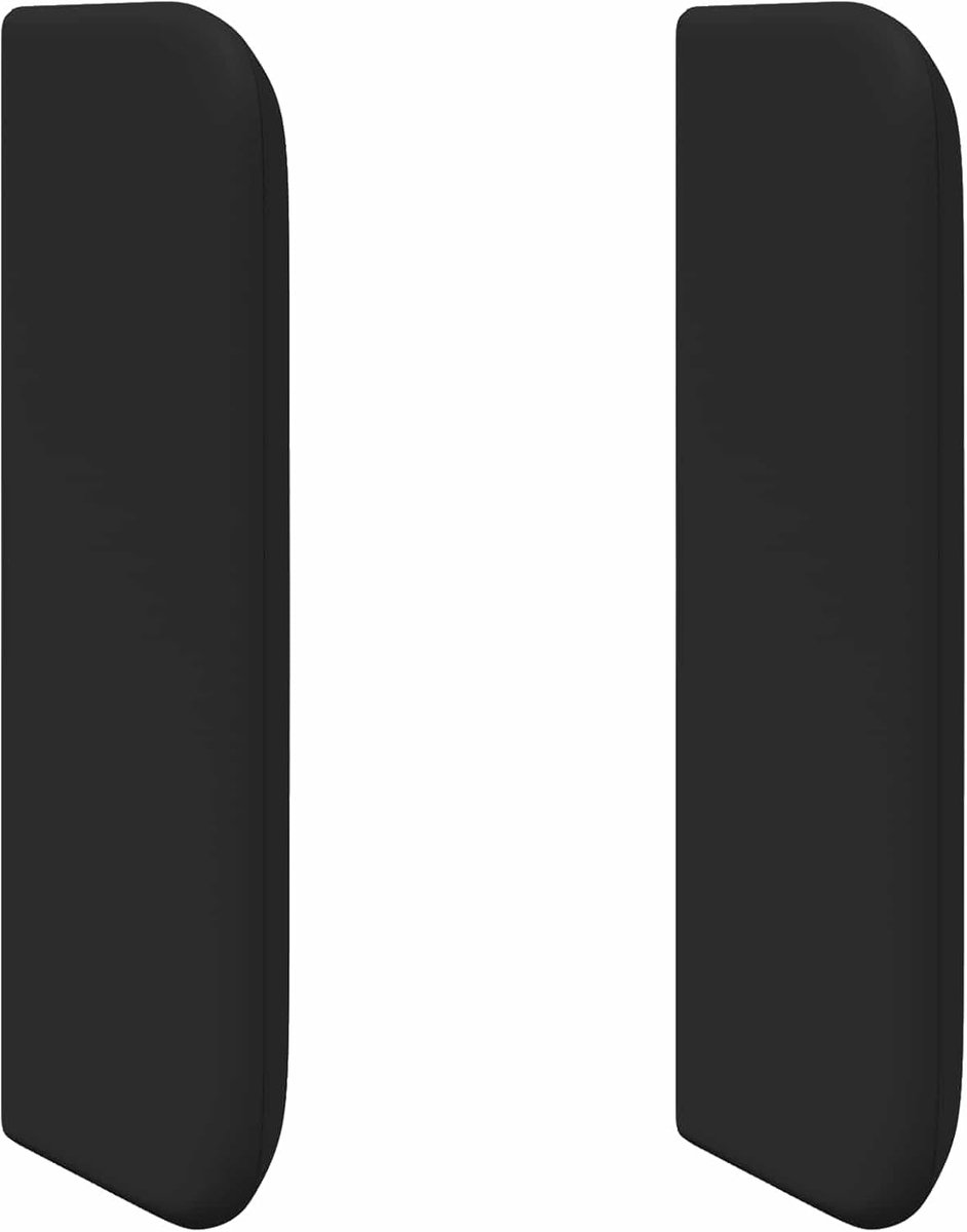 Hoofdeinde voor wandmontage, zwart, 40,5 x 40,5 cm, vierkant design van pvc, stijlvol bekleed hoofdbord voor slaapkamer, moderne wandpanelen, rugleuning