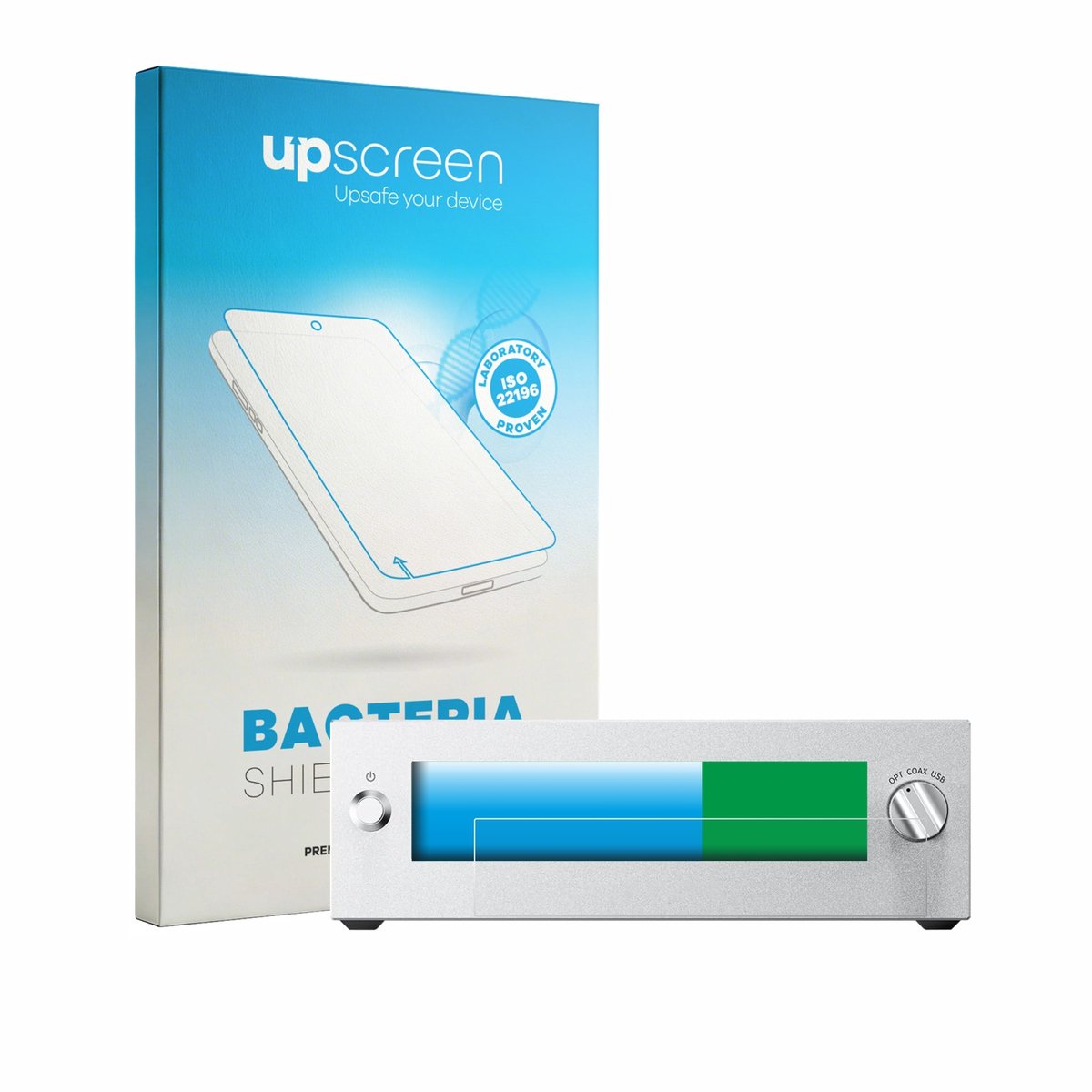 upscreen - Screenprotector voor FiiO Warmer R2R - Folie Beschermfolie transparant antibacterieel