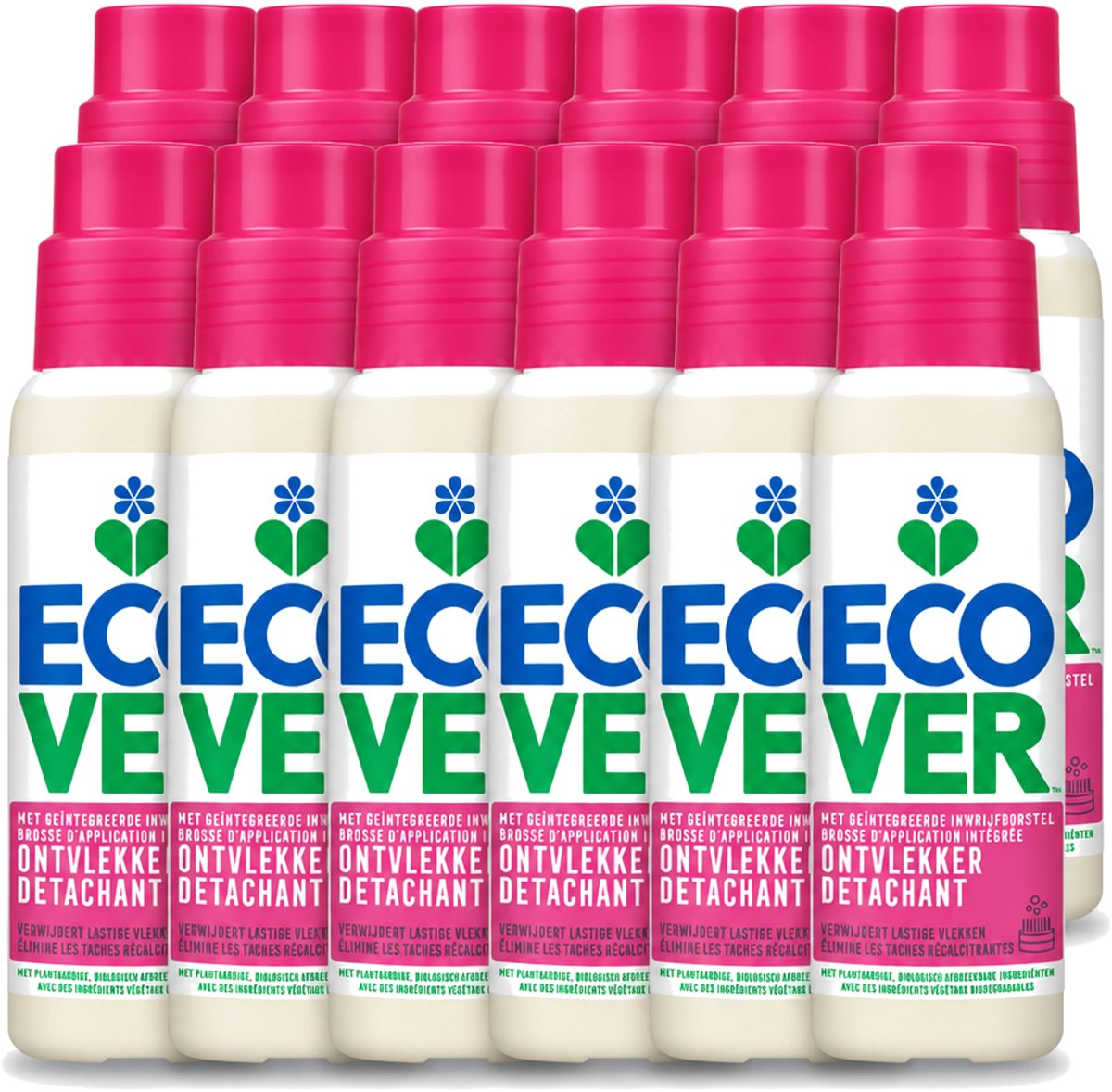 12 x Ecover - Ontvlekkingsmiddel - 200 ml - Voordeelverpakking - 12 stuks