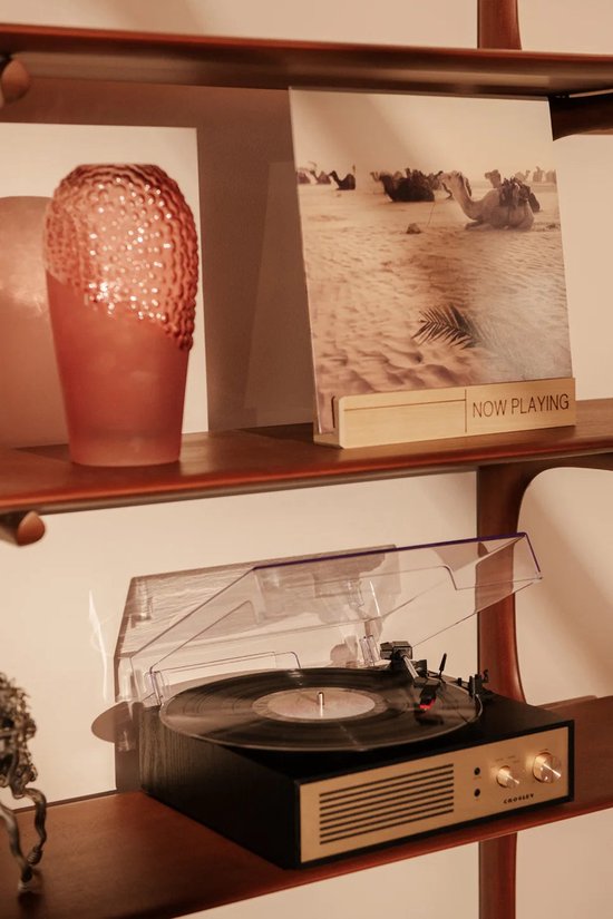 Crosley Miles platenspeler - Zwart - Bluetooth in/uit — afbeelding 4