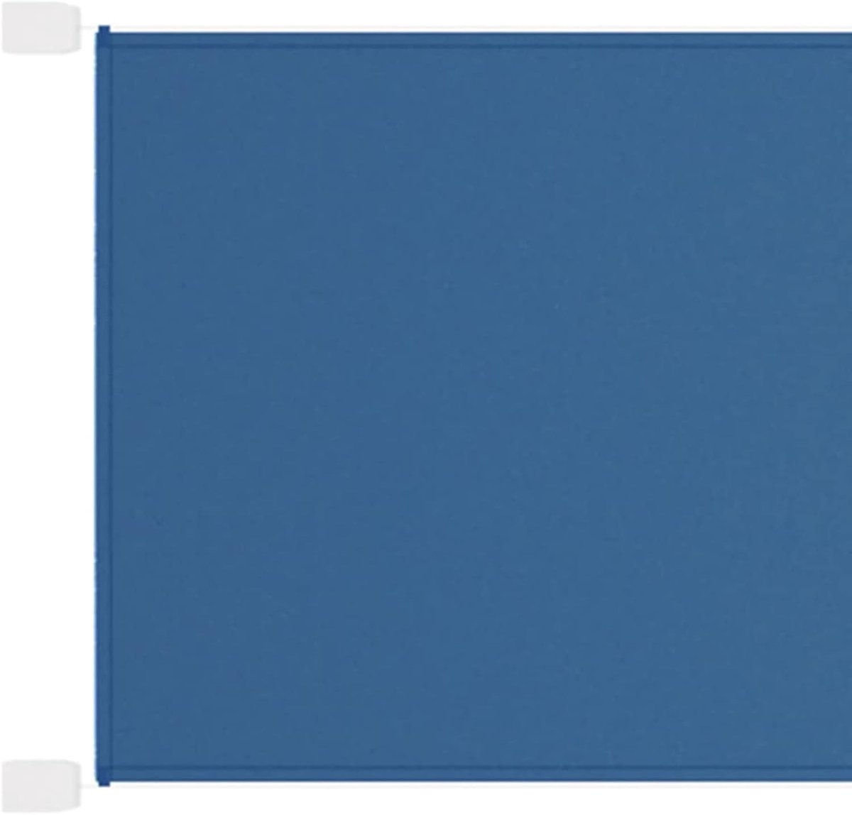 Scherm blauw 140 x 600 cm van Oxford-stof, verticaal scherm voor buiten, inkijkbescherming voor de tuin, 148461