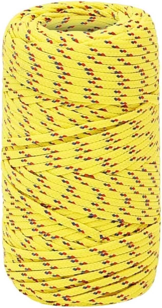 Exclusive - Boottouw 2 mm 25 m polypropyleen geel