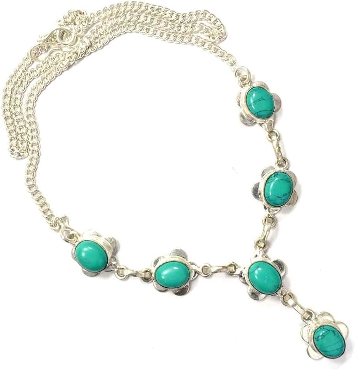 Handmade BRACELET 7-9" Long Silver Plated! Jewelry from Kashish! All Variety Store