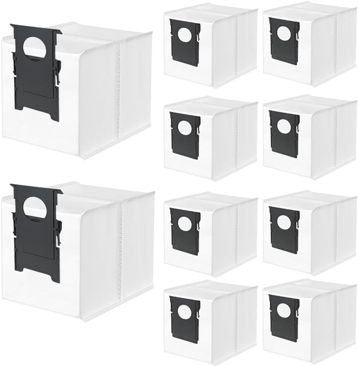 Stofzakken, accessoires voor Eureka J20, Midea W20 Pro stofzuigerrobot, reserveonderdelen, 10 stuks