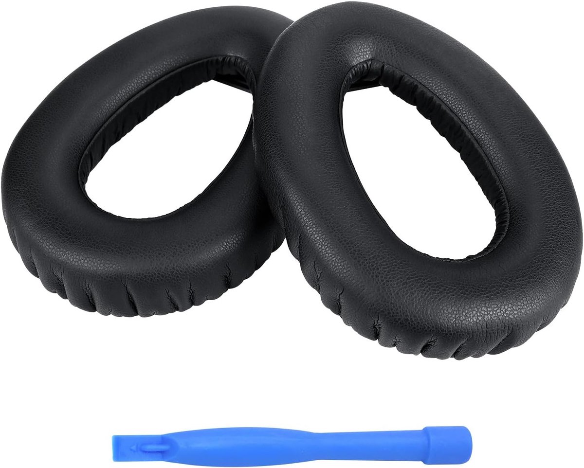 Oorkussens voor Sennheiser PXC480/PXC550/PXC 550-II/MB660 UC/MB 660 MC Hoofdtelefoons van MMOBIEL – Memory Foam en Protein PU Koptelefoon Oorkussens - Noise Isolation Earpads – Zwart