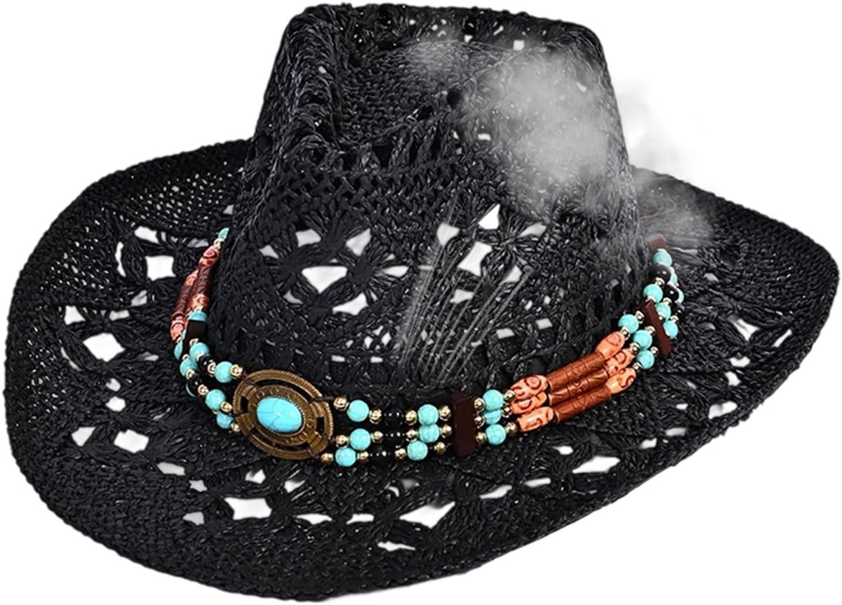 Hoed Met Brede Rand Cowgirl Stijl Zonbescherming hoed