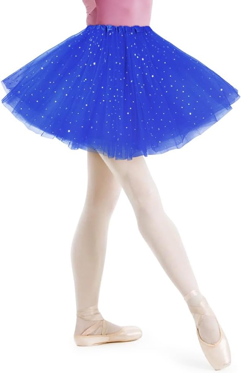 Klassieke Tutu Rok, Elastische 3-laagse Tule Rok, Ballet Tule Rok, Petticoat Onderrok voor Carnaval, Themafeest, Ballet, Dans, Verkleedkleding, Halloween Kostuum