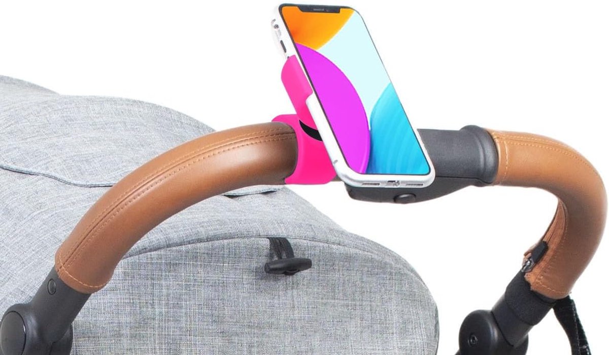 Telefoonhouder voor kinderwagen, tot 19,5 cm