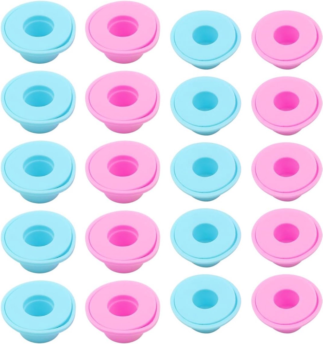 Krulspelden Siliconen Haarkrulspelden Set Zachte Haar Rollers Geen Warmte Geen Clip Haar Krulspelden Set DIY Slaap Styling Tools voor Vrouwen Meisjes Lange Korte Haaraccessoires