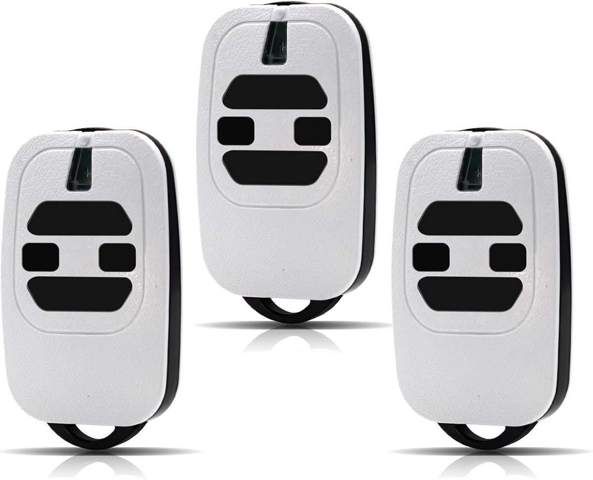 Afstandsbediening voor poorten 433,92 MHz Compatibel met DEA GTI2/4, GT2/4, Mio TR2/4, Mio TR2N/4N afstandsbediening voor garagedeuren (3 stuks)