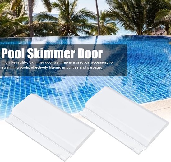 2 Stuks Zwembad Skimmer Stuw Deur, Skimmer Stuwplaat Skimmer Deur Stuwklep Zwembad Skimmer Flapper Deur Voor Zwembad — afbeelding 3