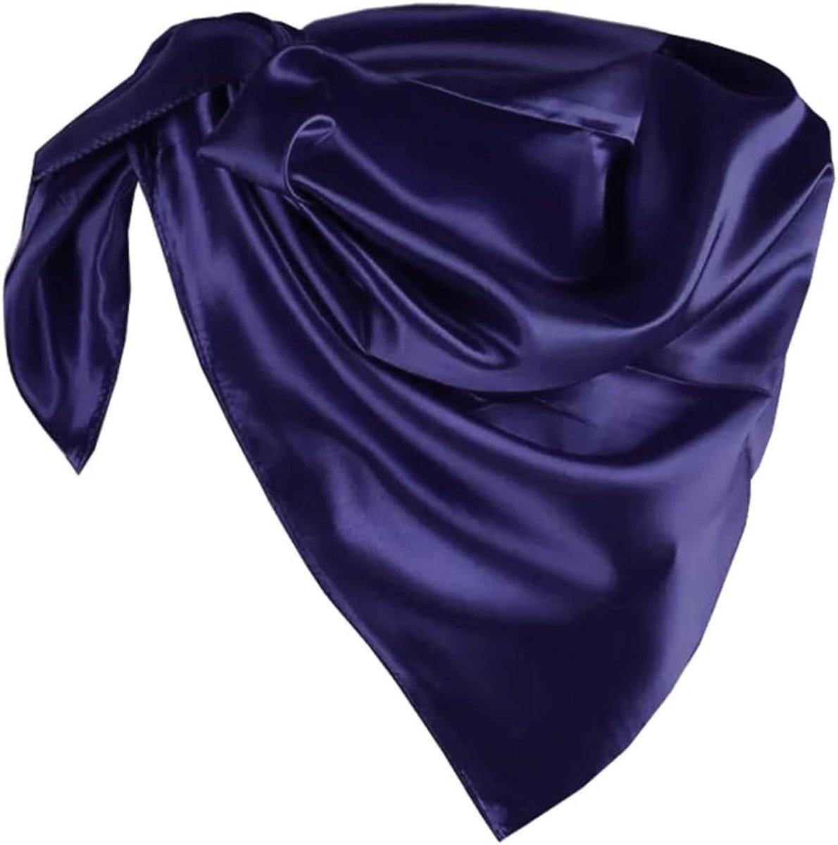 Sjaals Vierkante Satijn Hoofddoek Halsdoek Effen Kleur Haar Sjaals en Wraps