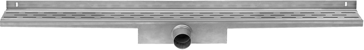 Drain Compact Wall 30 afvoergoot 6x90 cm zijuitlaat RVS