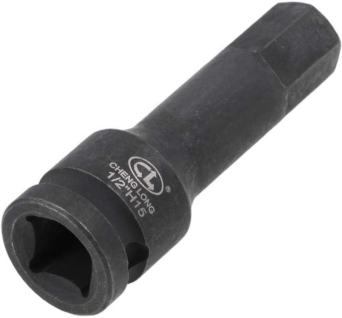 Hex Bit Socket 1/2" - H15 (15mm) - Premium CR-MO staal - 78mm lengte - Geschikt voor momentsleutels