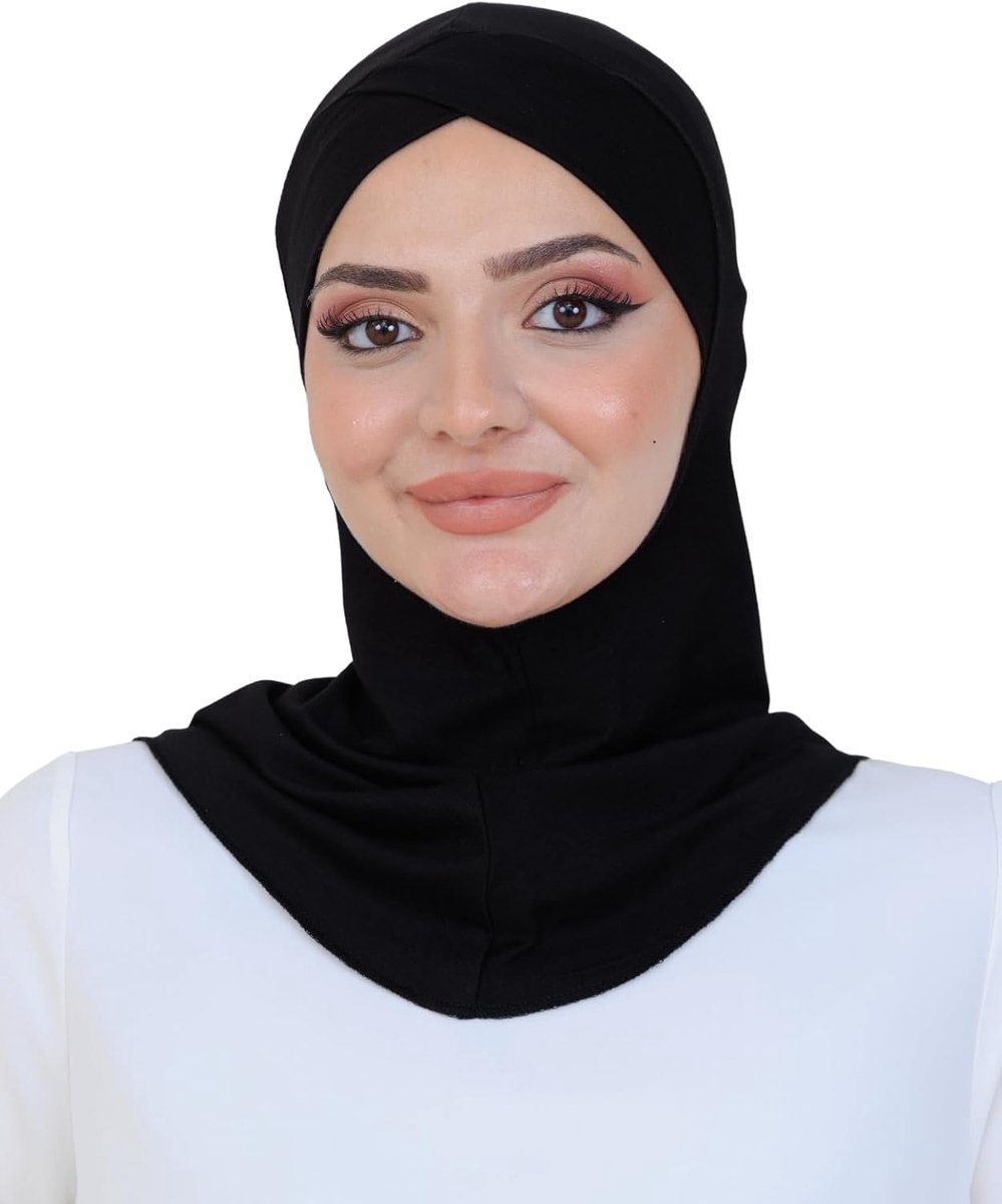 Chique hijab hoofddoek voor dames, jersey sport hoofddoeken vrouwen