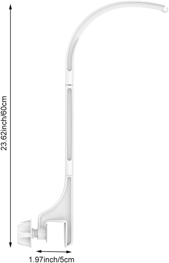 houder, mobiele houder, luiertafel, babybed, belhouder, verstelbare mobiele babystandaard, voor ophanging, windgong, bedbel, babybed, speelgoed, voor babybed, mobiele stangen — afbeelding 2