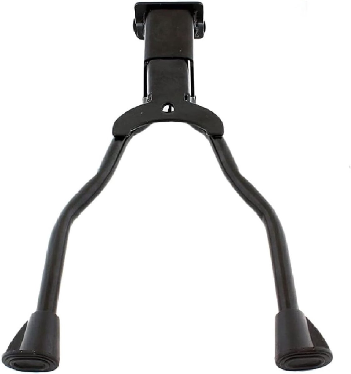 Middenstandaard voor fiets, dubbele voet, staal, 24 tot 27 cm