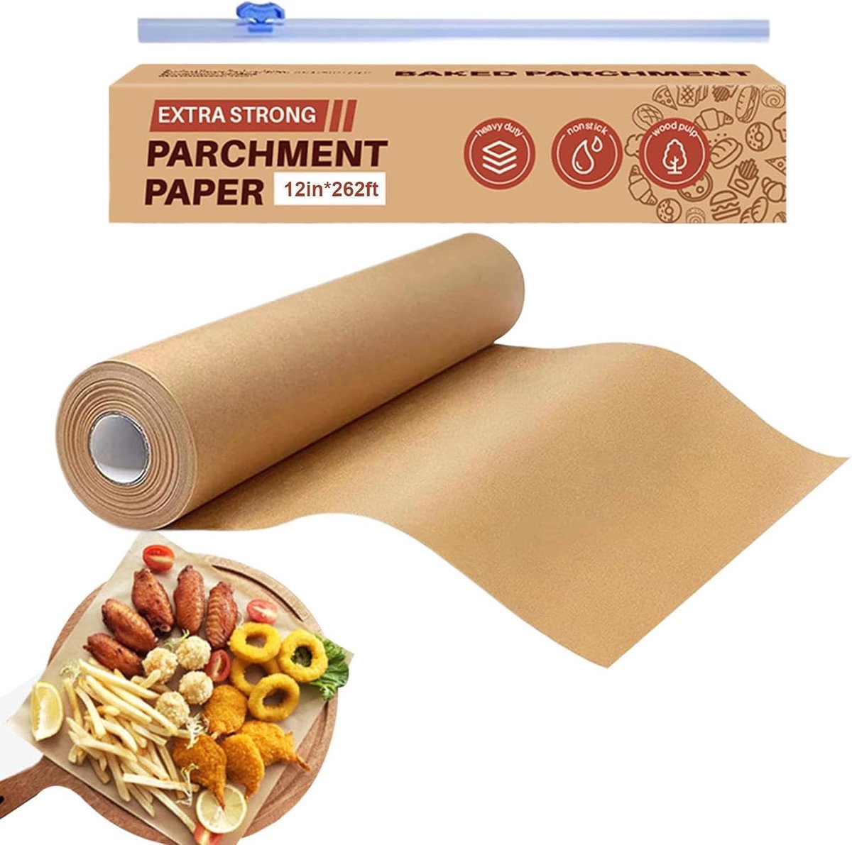 Bakpapier Voor Het Bakken Inclusief Geïntegreerde Snijder Hittebestendige