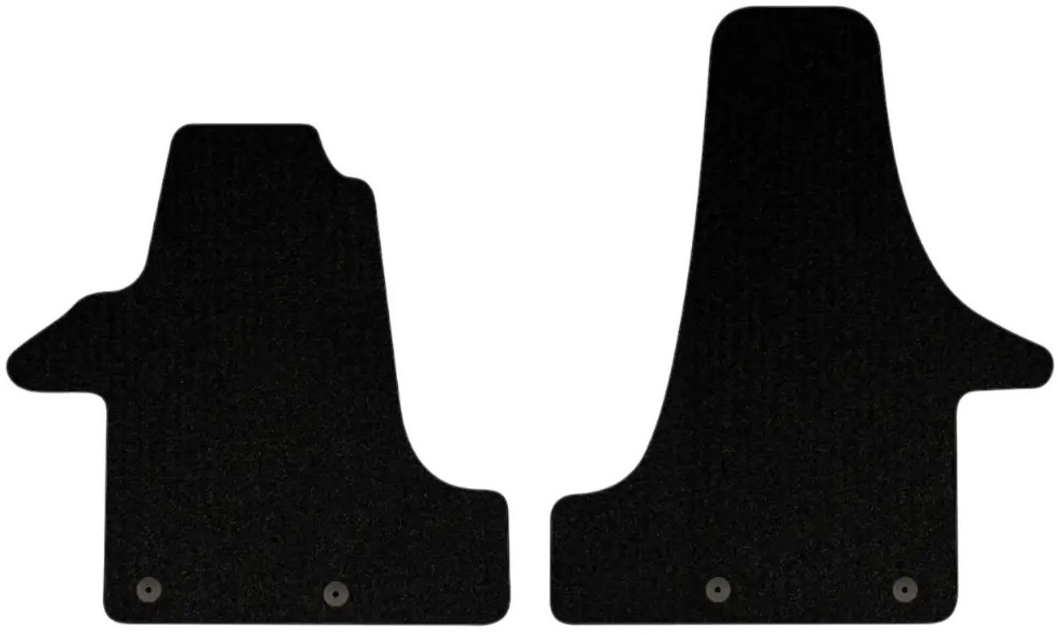 Automatten Volkswagen Transporter T5/T6 2003-2024 - Velours - Perfecte pasvorm - 2-delige Voorset