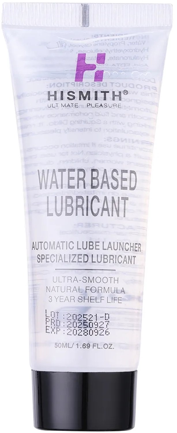 Hismith Glijmiddel op Waterbasis 50 ml – Voor Seksspeeltjes en Lube Launcher
