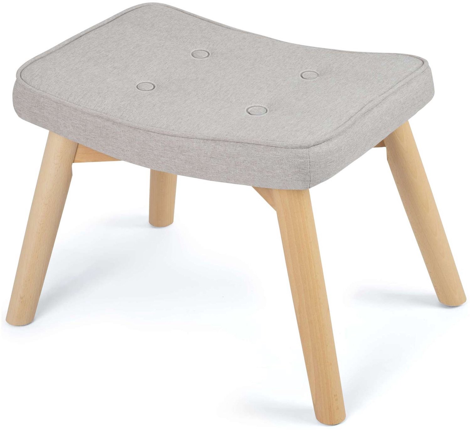 Sofotel Norse - Voetenbankje - Lichtgrijs gemêleerd - Scandinavische stijl