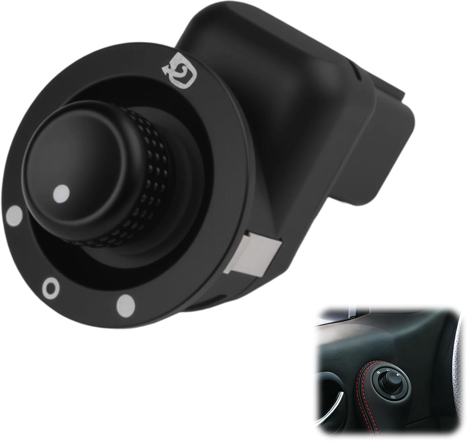 Elektrische buitenspiegelschakelaar - voor Clio 3/4, Captur 2013-2021 - spiegelknop - eenvoudig te installeren - ServiceTopper