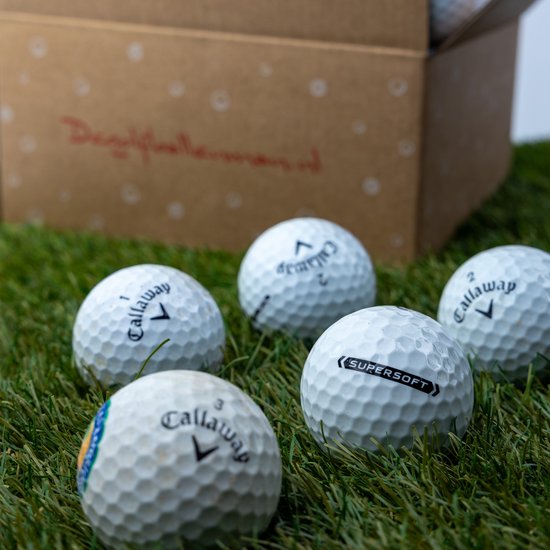 Callaway Supersoft - Lakeballs - 25 gebruikte golfballen - wit — afbeelding 2