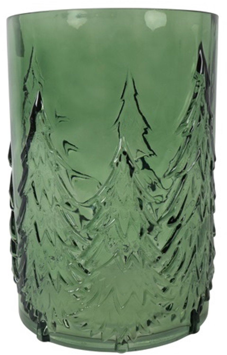 Countryfield windlicht glas daimy 16x22cm groen