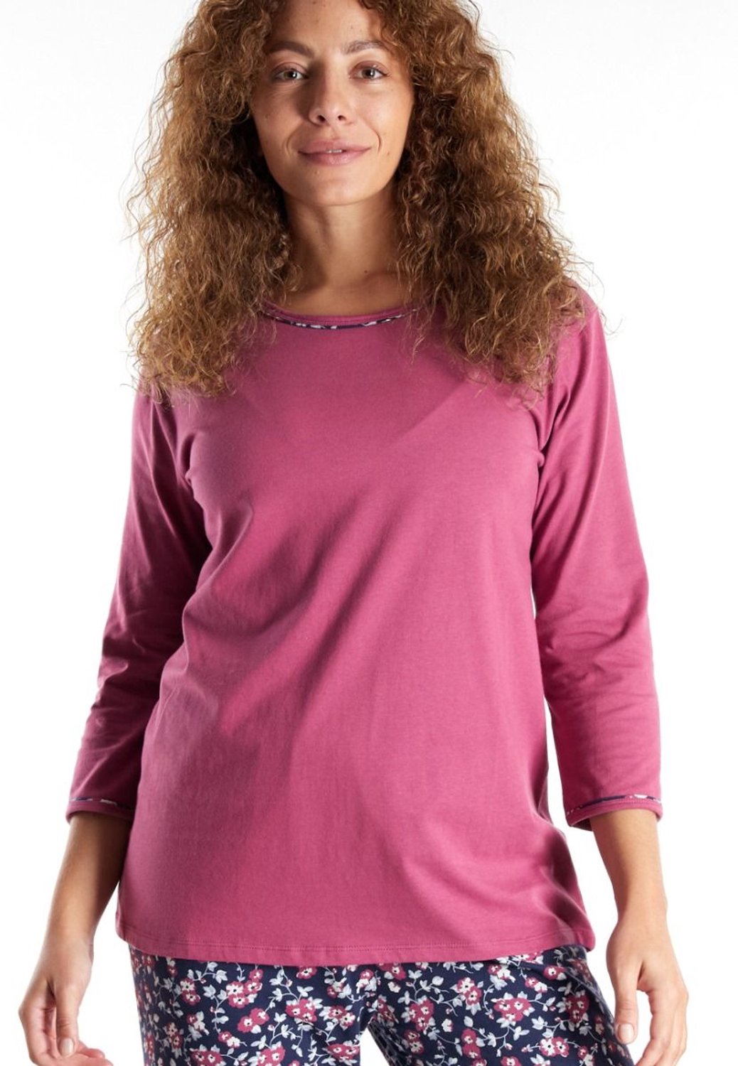 Götzburg Gotzburg dames Pyjama 250296 425 rot-mittel-allover motief