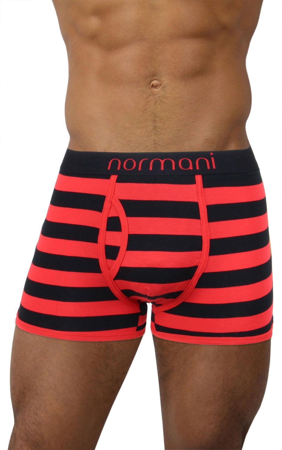 6 stuks retro boxershorts van katoen met een opening aan de voorkant