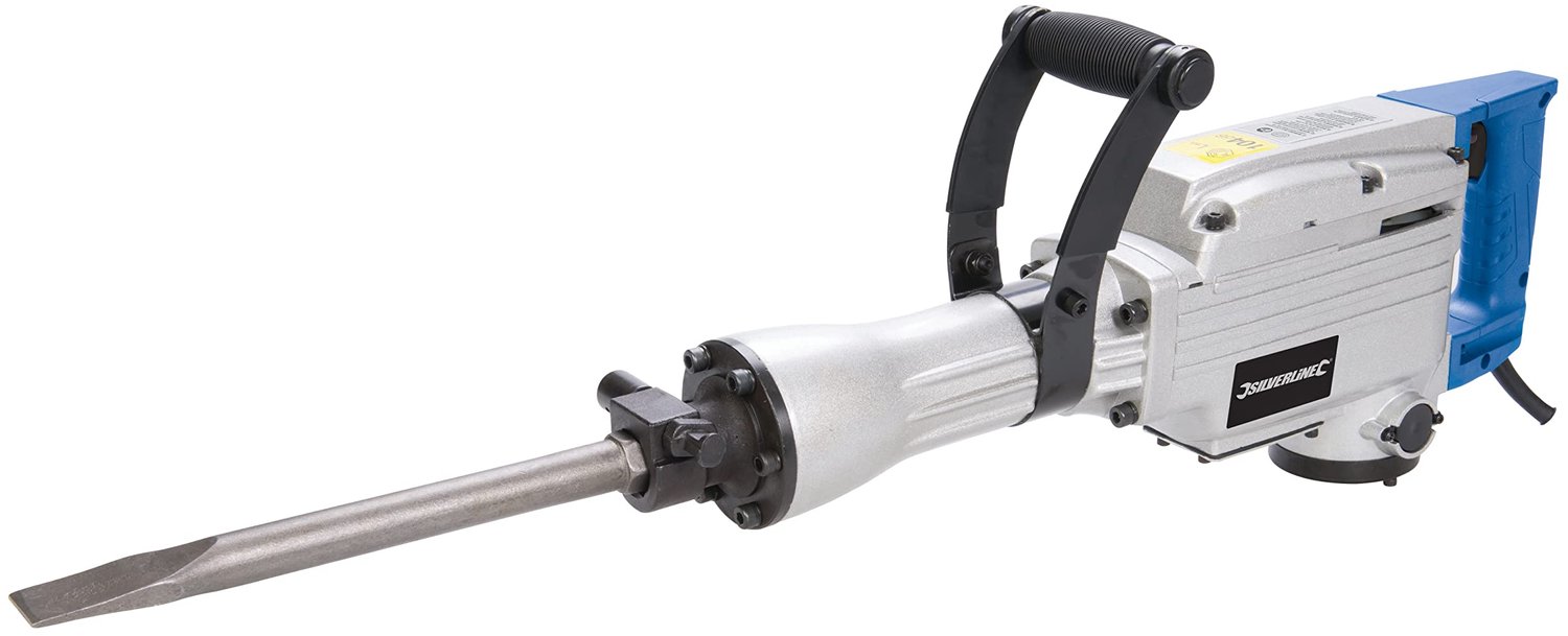 Sloophamer Elektrisch Bedraad - 1500 W Vermogen - 30 mm Boorcapaciteit - Metaal - Voor Metselwerk En Asfalt