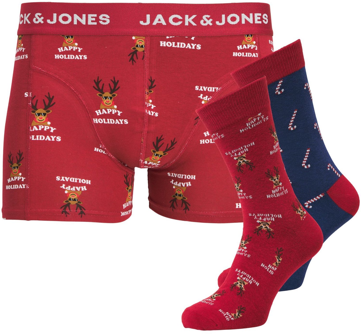 Jack & Jones Cadeauset met ondergoed en sokken x-mas Cadeauset met ondergoed en sokken