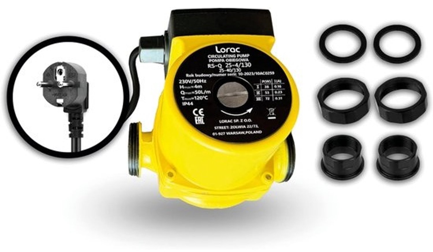 Circulatiepomp voor warmwatercirculatie - automatische drukregeling - voor centrale verwarming en warmtepomp