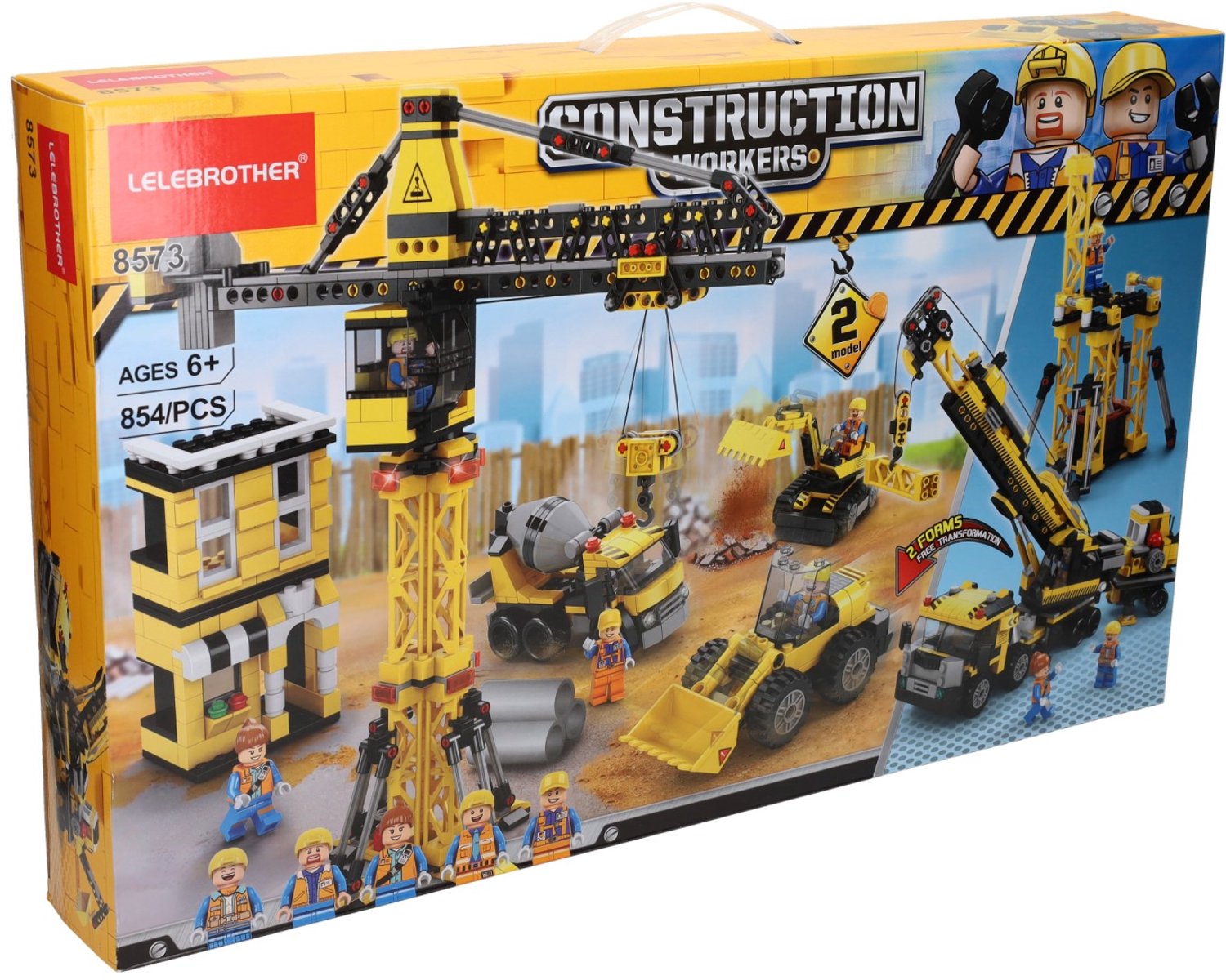 Constructie Werkers Bouwset - 854dlg..