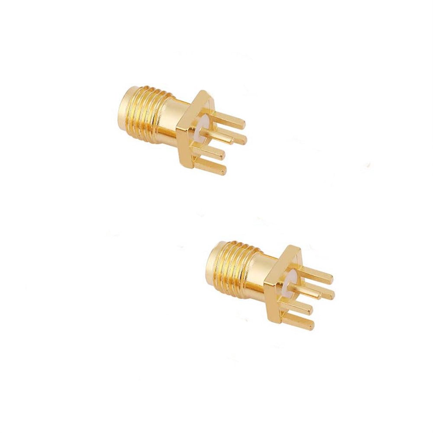 SMA female jack connector 10 stuks - PCB montage adapter - 50 Ohm RF connector - Geschikt voor radio modules - Homevero