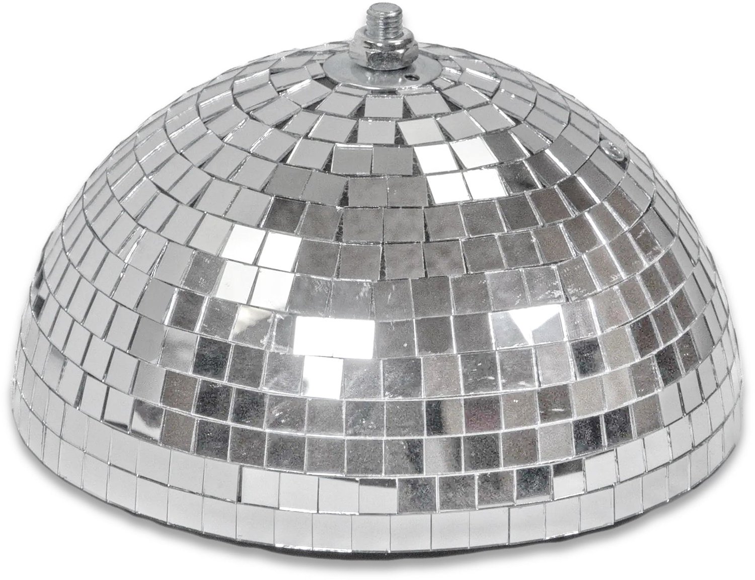 Marconi Discobal Halfrond Met Motor - Spiegelbol 20 Cm - Plafondmontage - Ideaal Voor Lage Plafonds - Met Schuko Stekker
