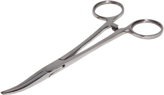 Ultimate Curved Forceps 10cm / 4'' - Onthaaktang — afbeelding 2