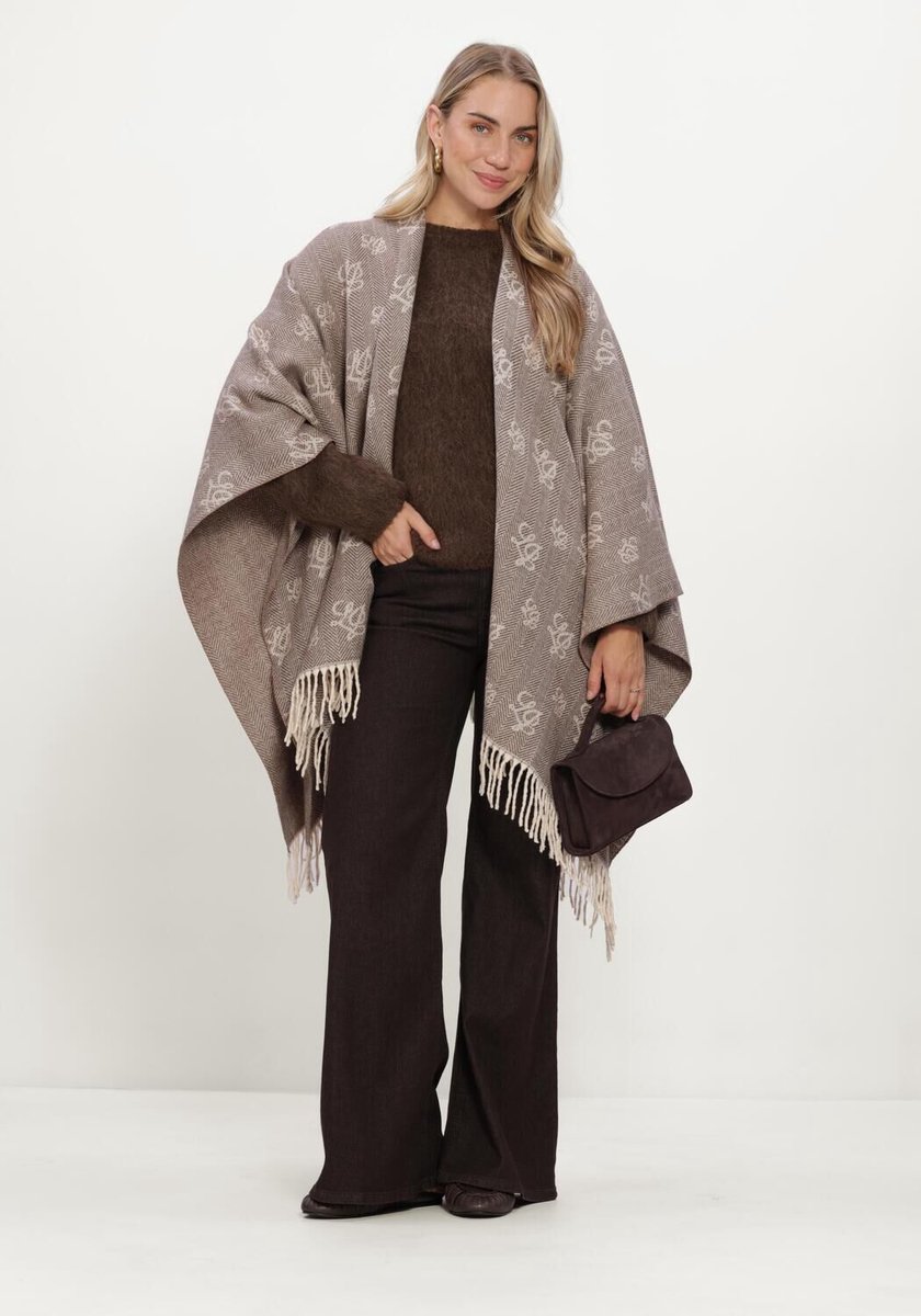 Object Objharry L/s Lo Knit Pullover Noos Truien & vesten Dames - Sweater - Hoodie - Vest- Bruin - Maat L