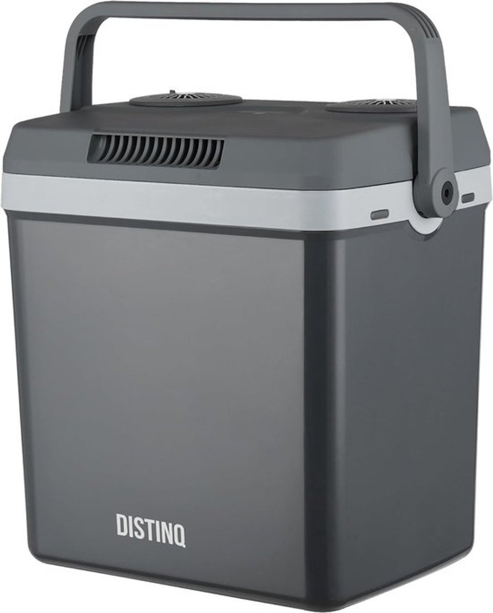 Elektrische Koelbox voor Auto en Camping - Grijs - Koel- en Opwarmfunctie - 25L - Voor Thuis en Onderweg