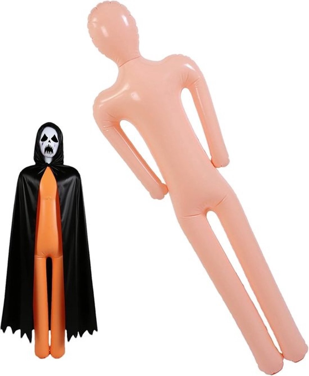 Opblaasbare Mannequin - Levensgrote Pop - Halloween Decoratie - Realistische Vorm - 60x156 cm - Niet gespecificeerd