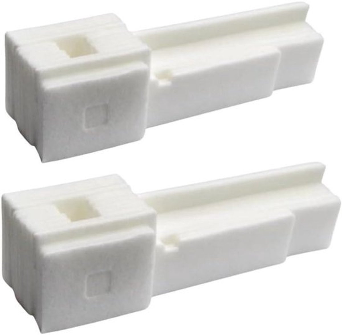 Afvalinkt Spons Pads - Inkt Opvang Spons - Printer Onderhoud - Hoge Inkt Absorptie - 2 Verpakkingen - Wit