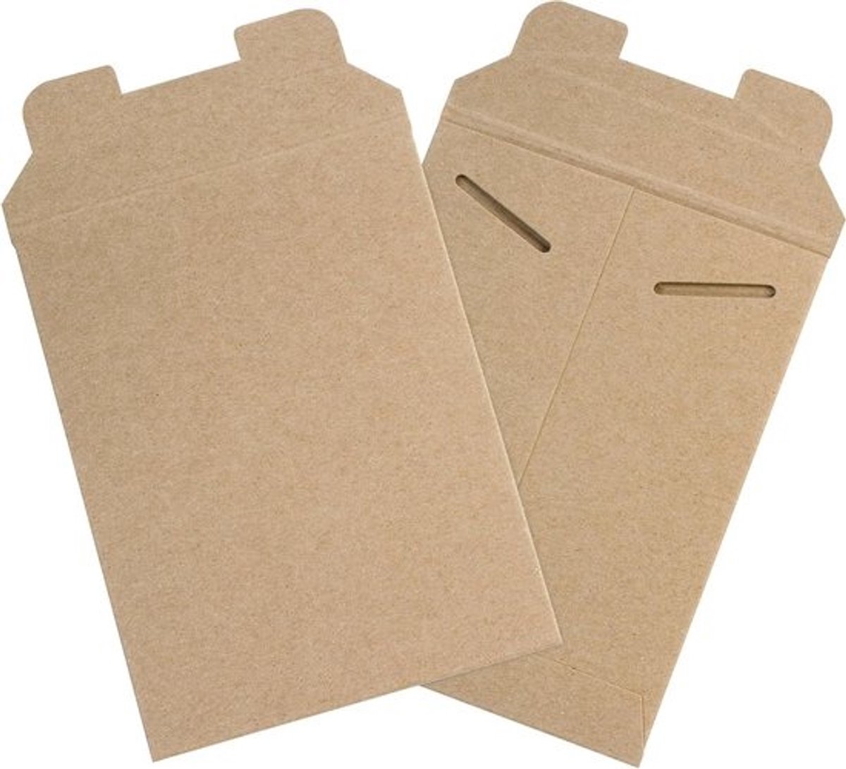 Platte Mailers - Verzendmappen Kraft - Documenten Beschermen - Geen Extra Verstijvers - 100 stuks - Bruin