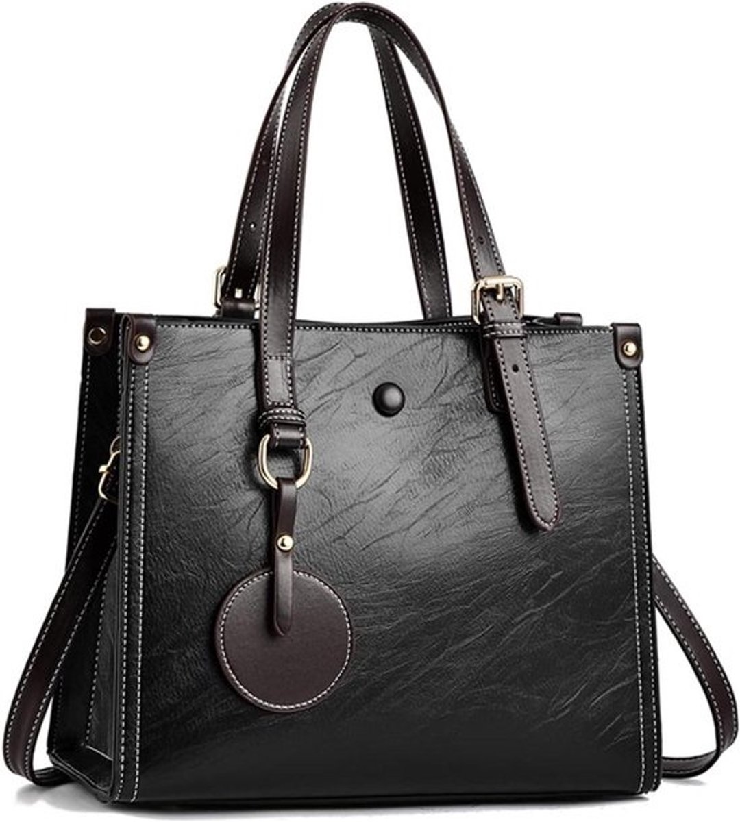 Dames Handtas - Schoudertas Tote - Dagelijks Gebruik - Waterafstotend PU Leer - 28 x 13 x 23 cm